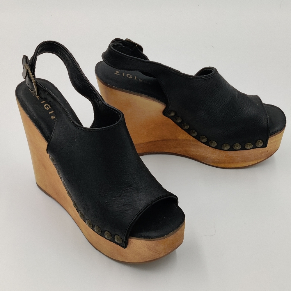 Zigi Girl Mikaila POWRRR Platform WEDGE Heels 8
